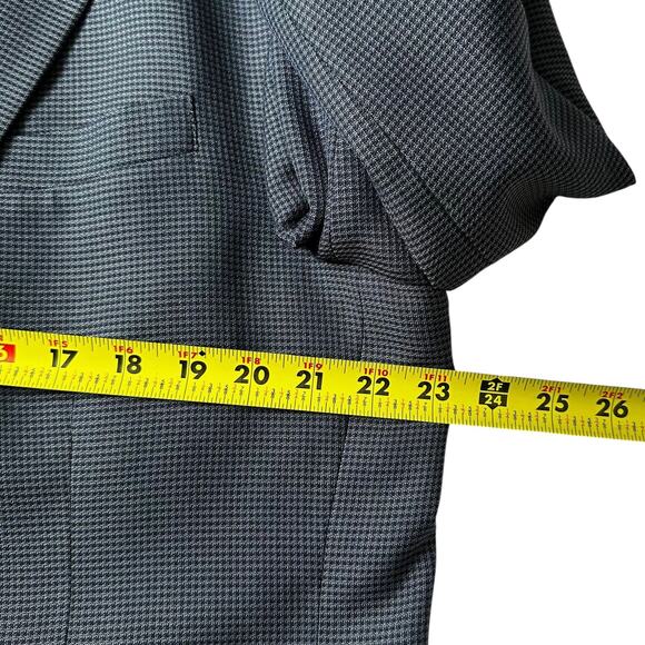 Oscar de la Renta Blue Two Buttons Wool Blend Men's Blazer Size 46R | 53-13 - Picture 9 of 9